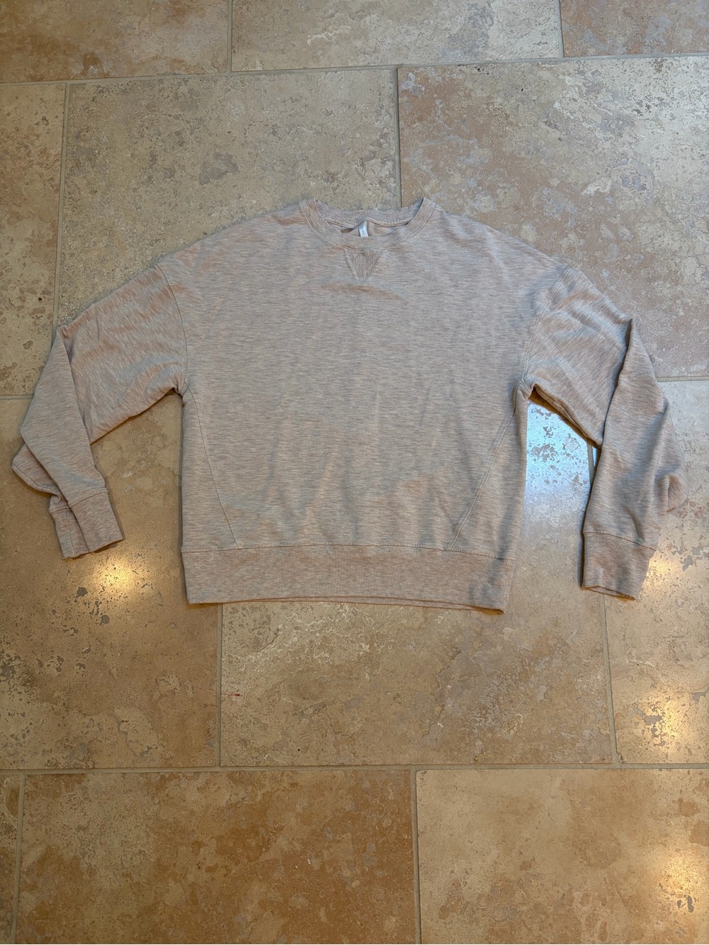 Travis Matthew women’s heather tan sweatshirt